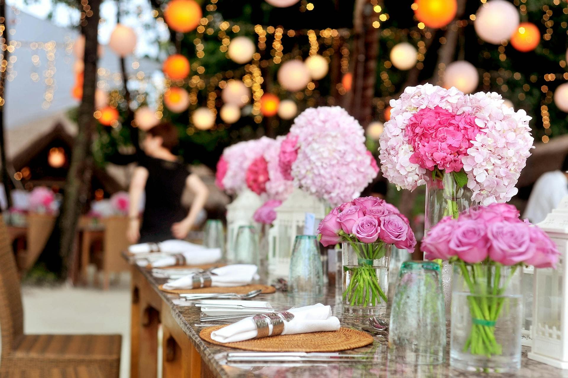 Wedding floral decoration