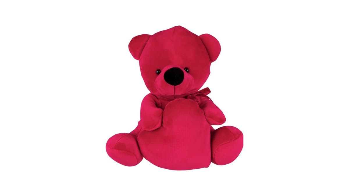 Αρκουδάκι Κόκκινο με Καρδιά 16 cm